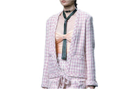 CHANEL 23 New Spring And Summer Arrivals Jackets Coats Women's Pink