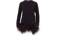 SAINT LAURENT Long Sleeved Dress Women's Black