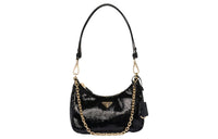 PRADA Leather Handbag, Shoulder Bag Women's Black