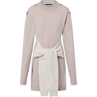LOUIS VUITTON Sleeve Tie Knit Dress