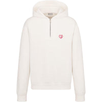 DIOR Zip Detailed Long Sleeved Hoodie
