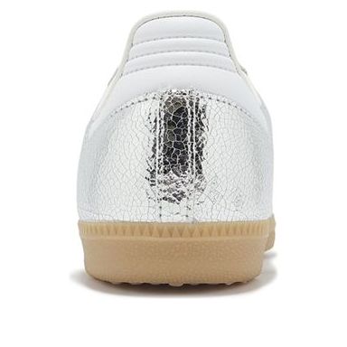 (WMNS) adidas Samba OG 'Silver Metallic Cracked Leather' JR0035