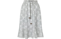 LOUIS VUITTON Casual Long Skirts Women's Gray