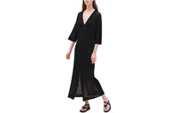 HERMES Long-Sleeved Dresses Women's Black