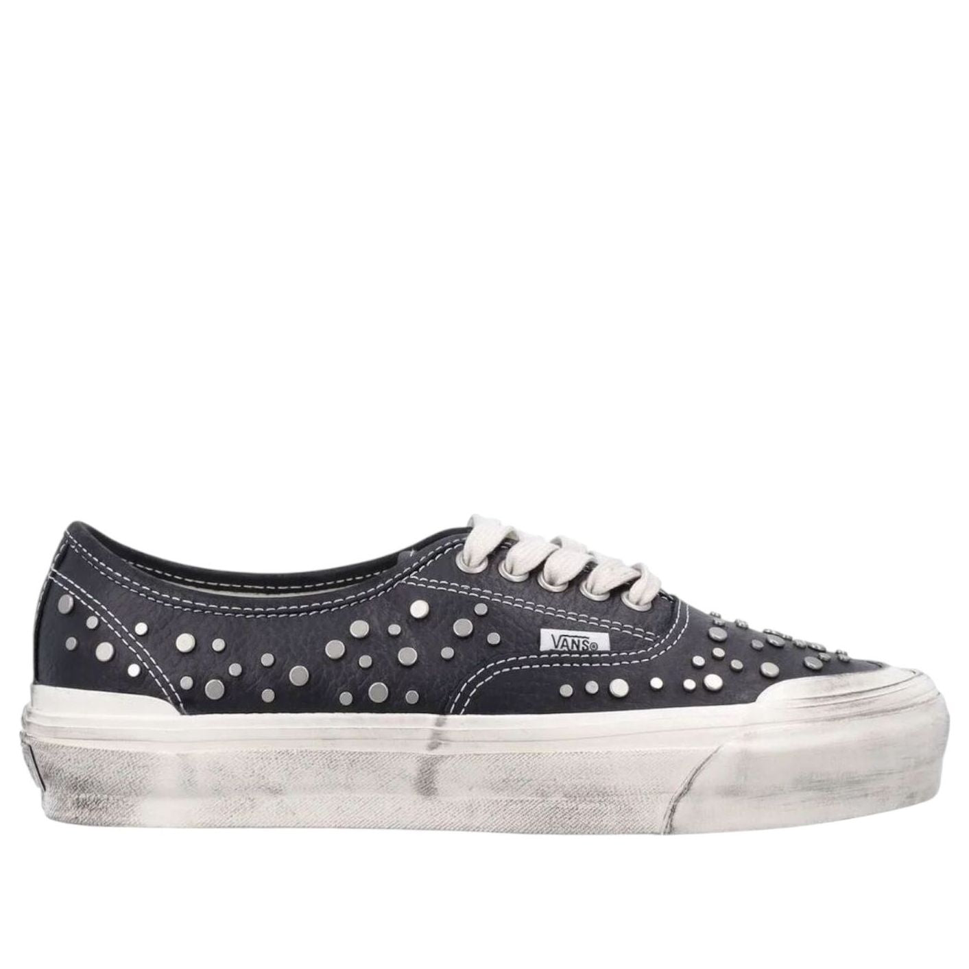 Vans Premium Authentic Studded Leather 'Nocturnal Black' VN000EGZBPR