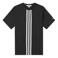 adidas Y-3 Center Front Stripes T-shirt Asia Sizing 'Black White' HG6095