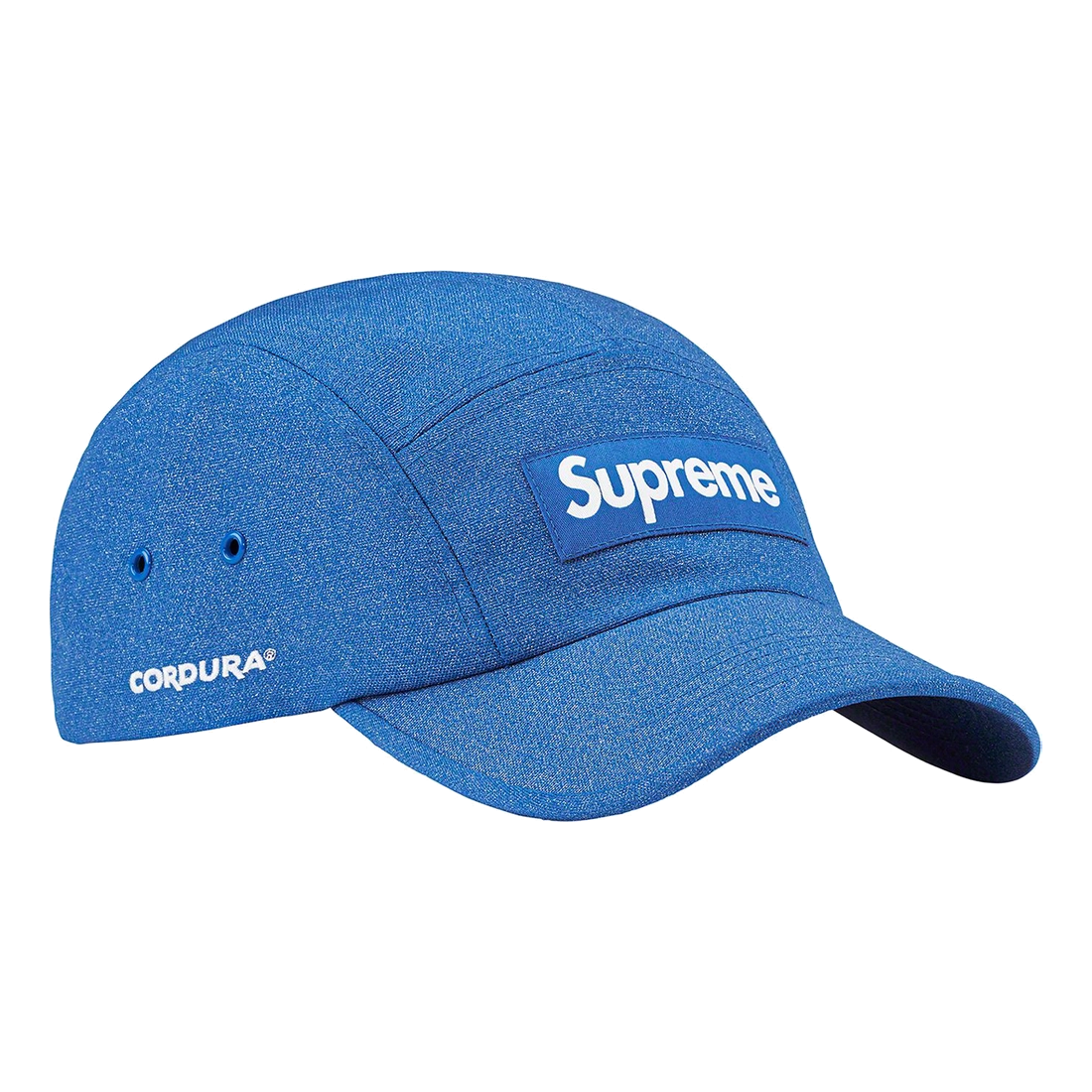 Supreme Glitter Cordura Camp Cap 'Blue White' SUP-SS23-2279