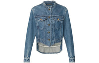 LOUIS VUITTON New Quarterly Products Of LV Denim Jackets Women's Blue
