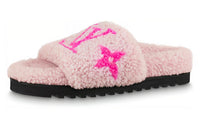 LOUIS VUITTON Paseo Comfort Flat Sandals 'Pink' Women's