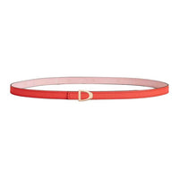 HERMES Leather Belts Unisex Pink Width  1.3cm