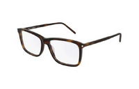 SAINT LAURENT Plastic Rectangular Eyeglass Frames Men's Tortoiseshell