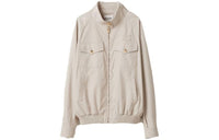 MIU MIU Logo-appliqué Cotton Jacket