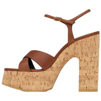 SAINT LAURENT Bianca Platform Sandals Women's