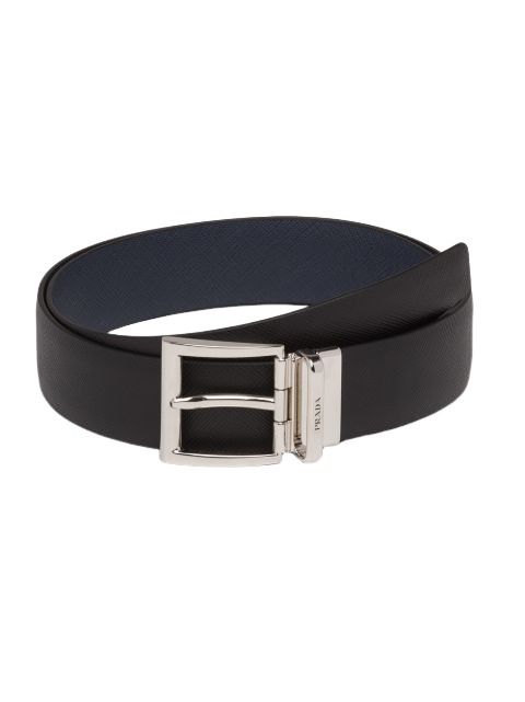 Burberry 25 Check Leather Belt 'Black' 81038021