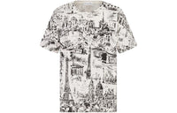 DIOR Patterned Print Crew Neck Short Sleeved T Shirt Women's Multicolor