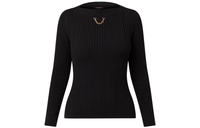LOUIS VUITTON Ribbed Knit Bateau Pullover