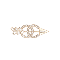 CHANEL Brooches Women's Gold