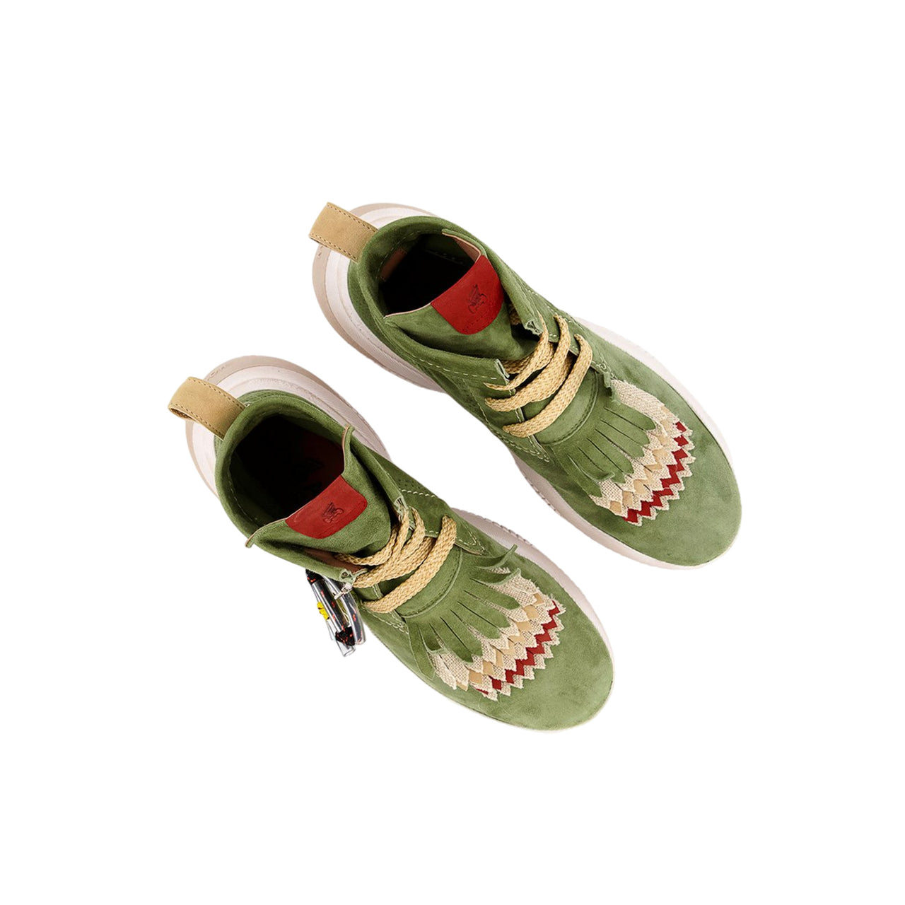 Hogan Fringe-Trimmed Lace-Up Boots