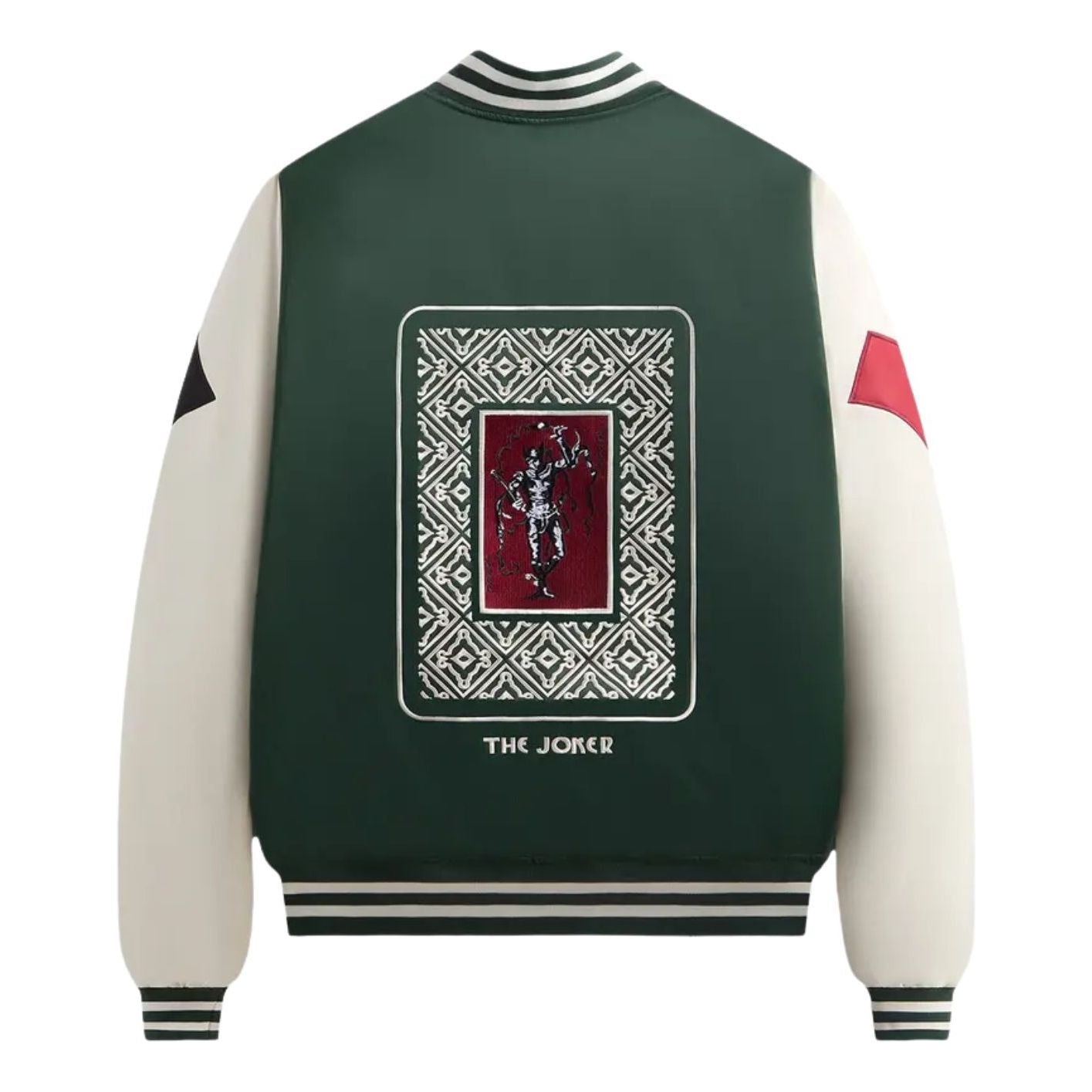 KITH x Batman Joker Satin Bomber Jacket 'Ivy Green' KHM010710-4014