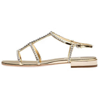 MIU MIU Strap Sandals Women's Gold