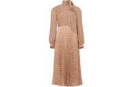 CELINE Long Sleeved Dresses Women's Brown