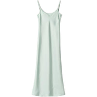 MIU MIU Slip Dress Women's Jade Green