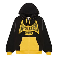 Sp5der T&F Zip Hoodie 'Black' SS04FW24BLK