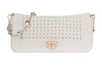 MIU MIU Straw And Wicker Handbag, Shoulder Bag Women's White
