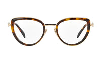 PRADA Alloy Round Eyeglass Frames Women's