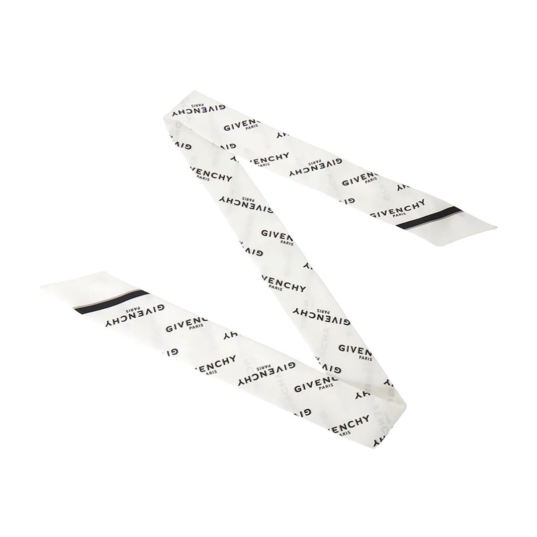 (WMNS) Givenchy SS26 GIVENCHY Shadow Bicolor Bandeau in Silk 'White' BG00P3G002-100