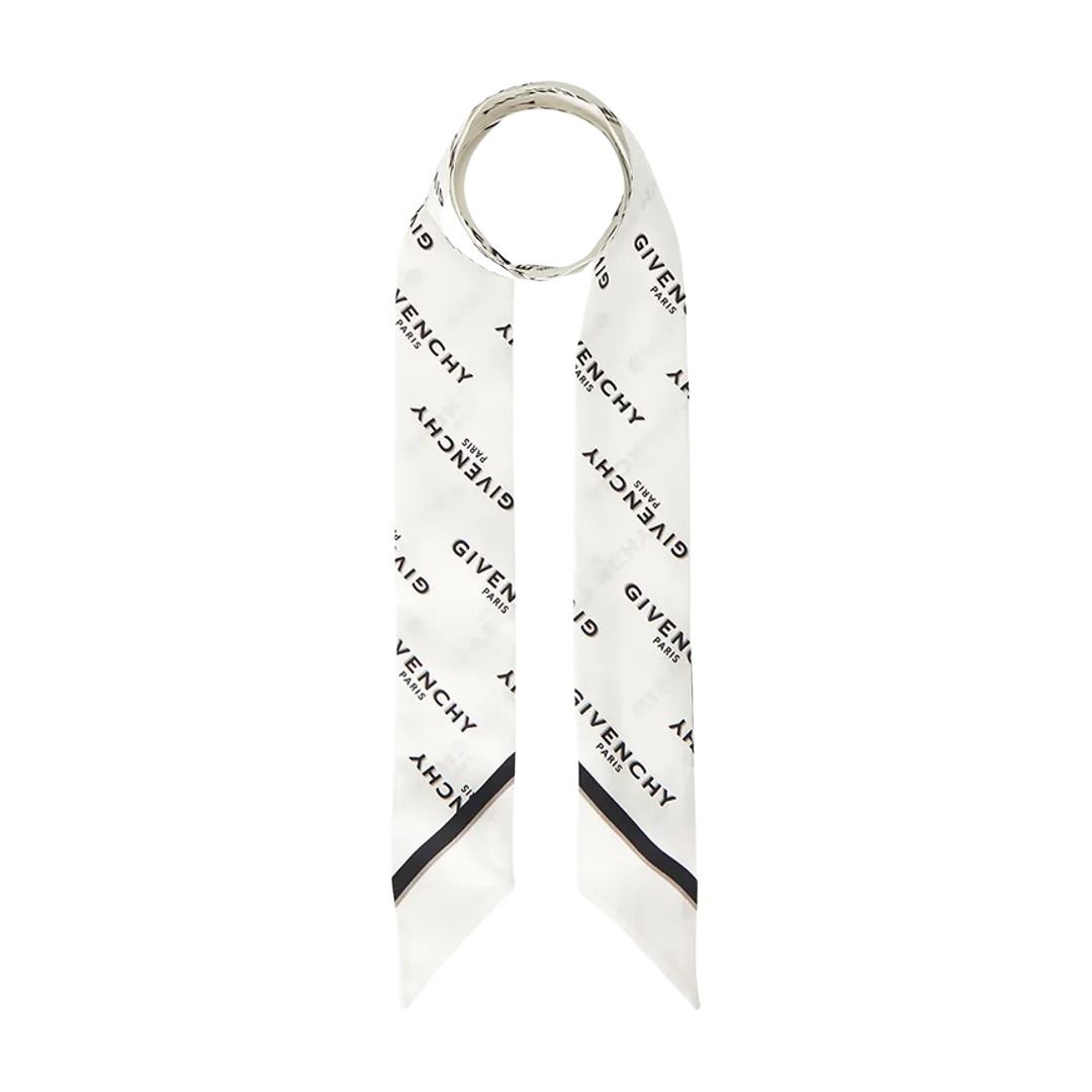 (WMNS) Givenchy SS26 GIVENCHY Shadow Bicolor Bandeau in Silk 'White' BG00P3G002-100