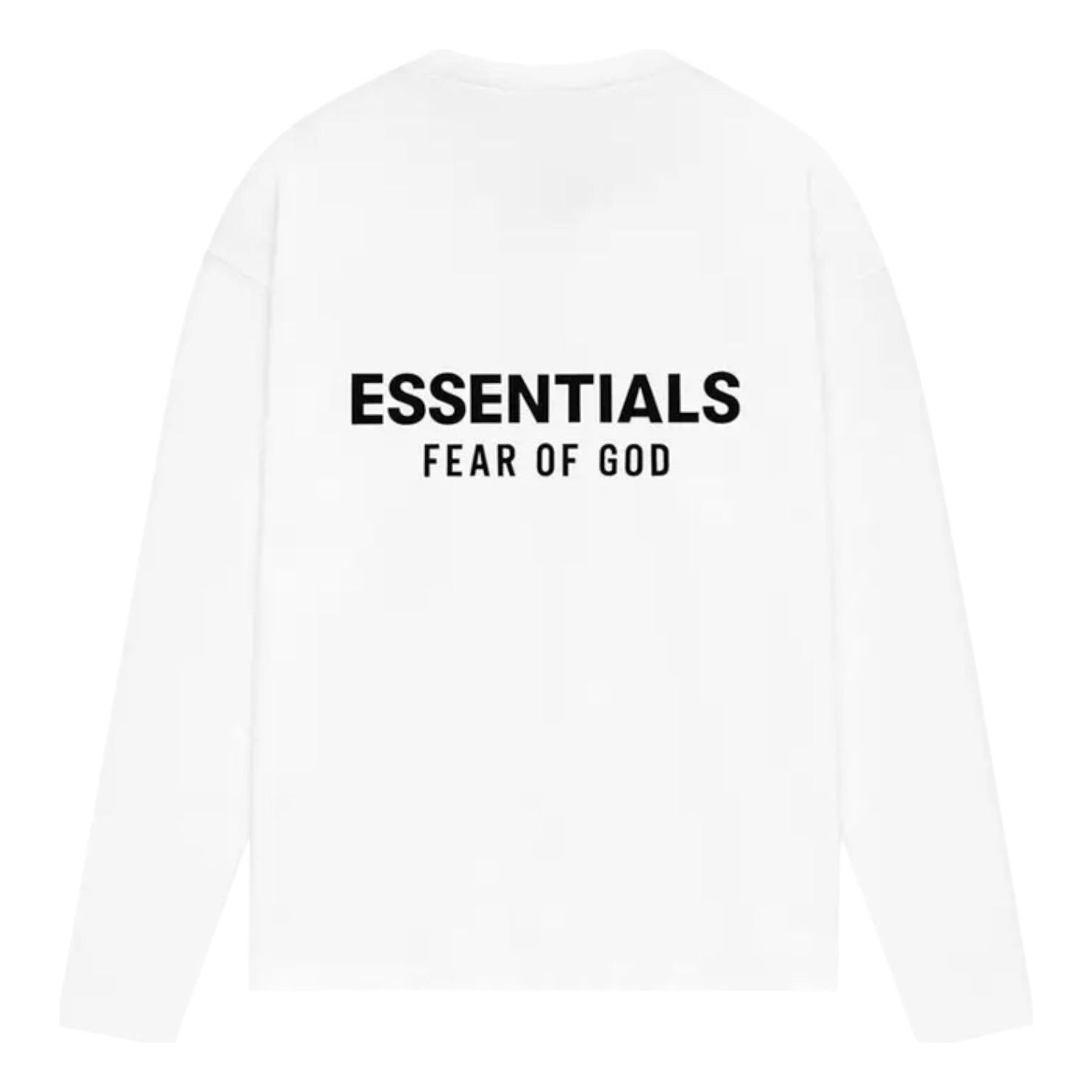 Fear of God Essentials Classic Long-Sleeve T-Shirt 'Bright White' 125AS254202F