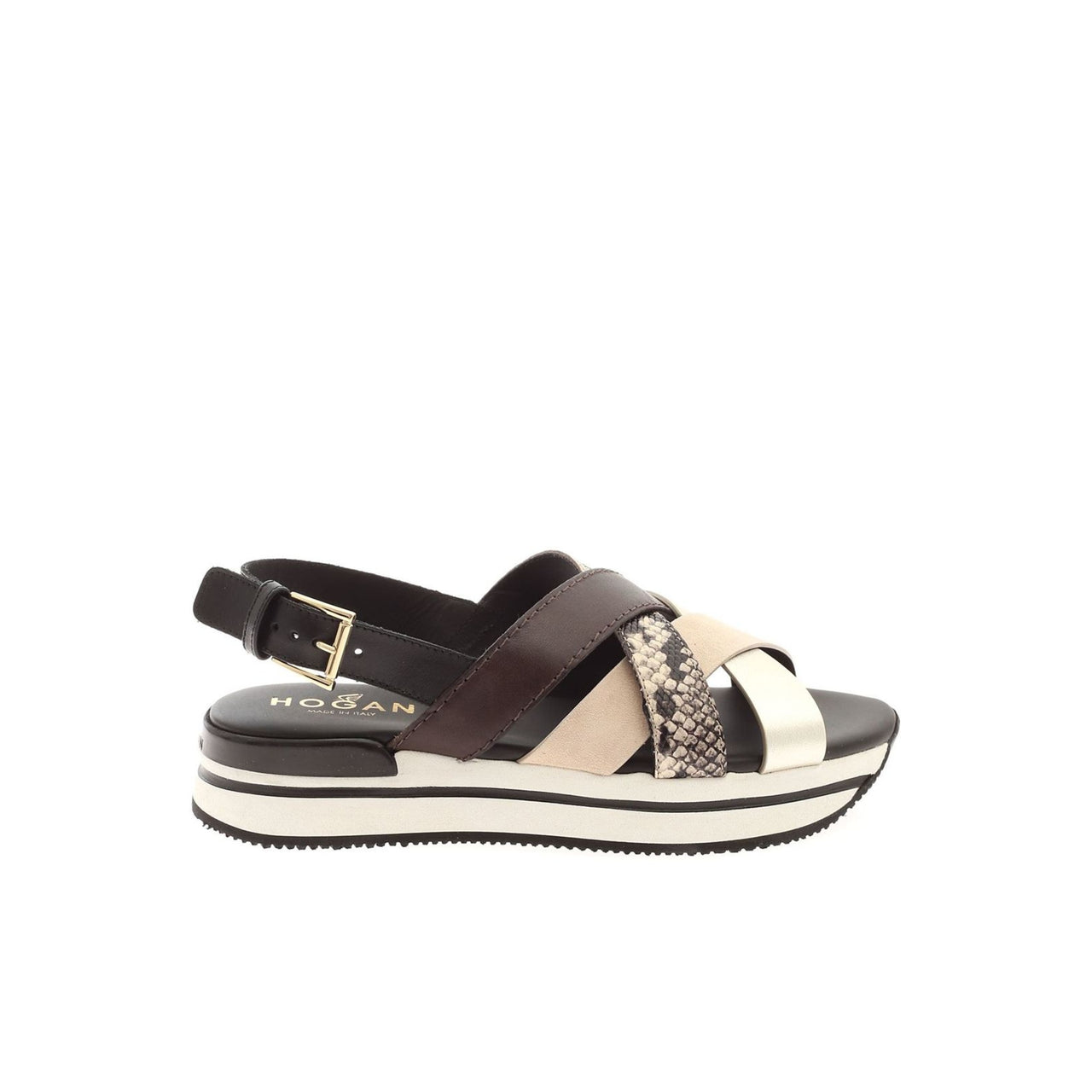 Hogan H257 Leather Sandals