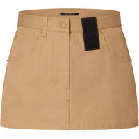 LOUIS VUITTON Casual Short Skirts Women's Brown