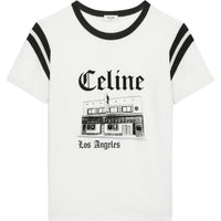 CELINE Troubadour Regular T-shirt In Cotton Jersey