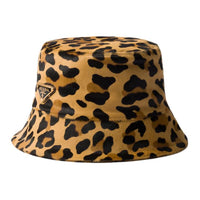 PRADA Leopard Printed Bucket Hat