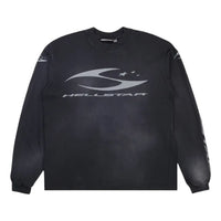 Hellstar H Cursive Logo Long Sleeve 'Black' HS1LS01-BLK