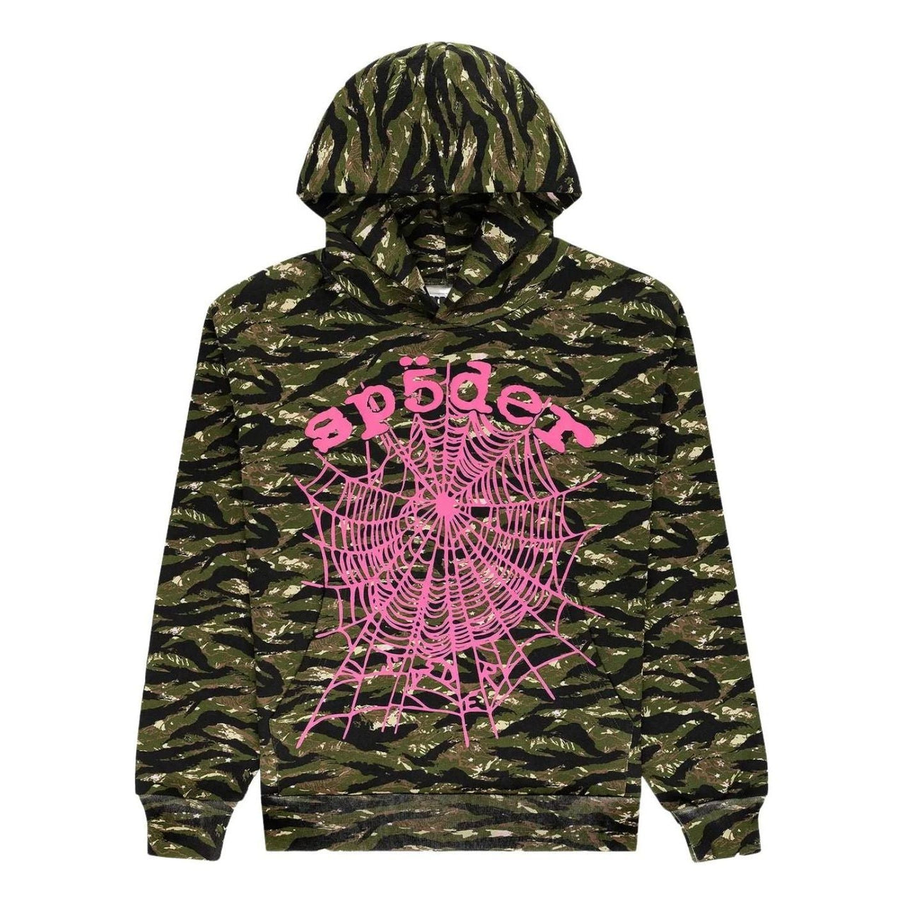 Sp5der Og Web V2 Hoodie 'Tiger Camo' ST012SS25CMO