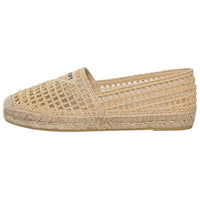 PRADA Straw Woven Shoes Women's Beige