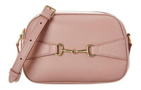 CELINE Leather Camera Bags Crossbody Bag Shoulder Bag Women's Pink