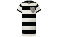 LOUIS VUITTON SS23 Short Sleeved Dress Women's Black White