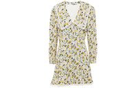 MIU MIU FW21 Long-Sleeved Dresses Women's Yellow
