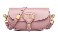 DIOR Bobby Smooth Cow Leather Shoulder Bag, Crossbody Bag Women's Vintage Pink