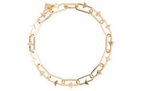 PRADA Metal Necklaces Women's Gold