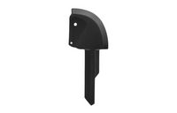 HERMES Metal Palladium-Plated Brooches Unisex Black