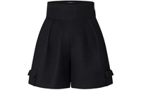 LOUIS VUITTON Flap Pocket Wide-Leg Mini Shorts