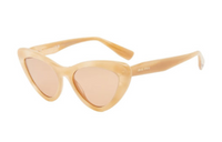 MIU MIU Cat Eye Sunglasses Women's Yellow