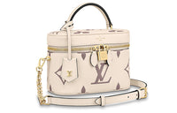 LOUIS VUITTON Vanity Pm Creme/Bois De Rose Pink