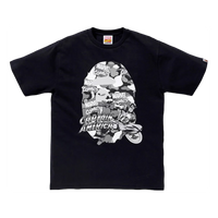 A Bathing Ape x Marvel Comics Camo Captain America T-Shirt 'Black' 1F23-110-929