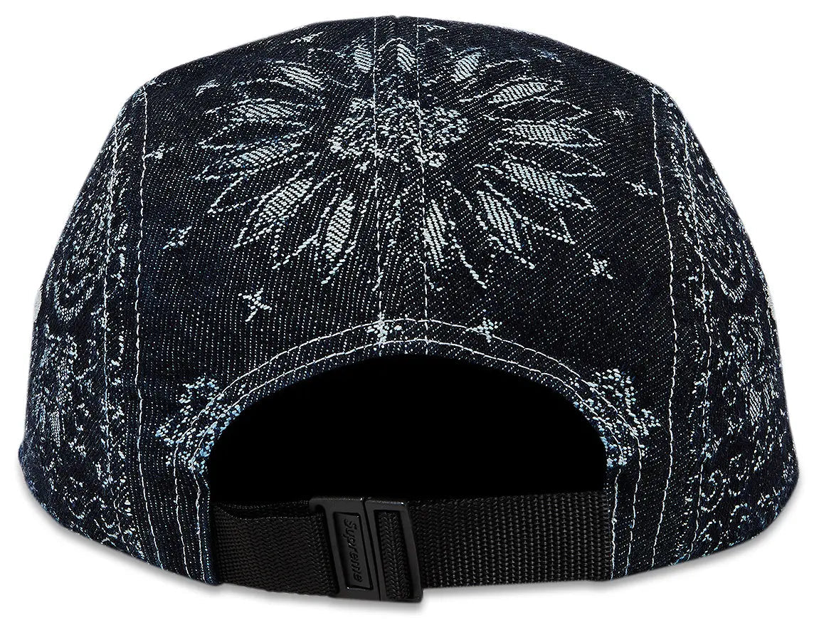 Supreme Bandana Jacquard Denim Camp Cap 'Indigo' SS25H86-INDIGO